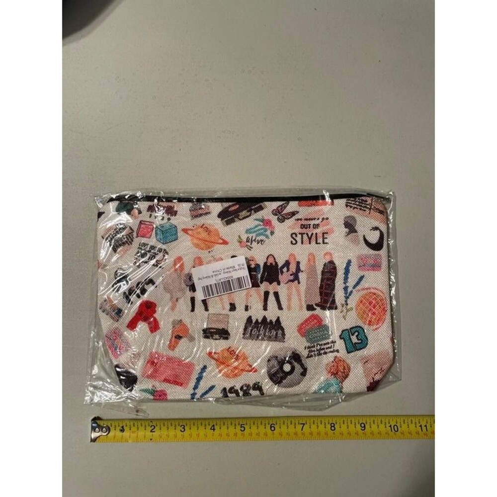 Taylor Swift Canvas makeup cosmetics pencil bag pouch